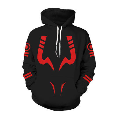 Unisex Anime Cosplay 3D Print Sports Hoodie