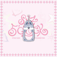 SKZ Cartoon Card Insert Frame Keychain