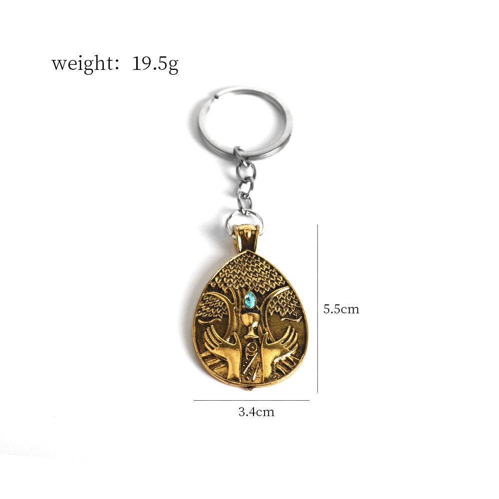 Game Keychain Pendant Necklace