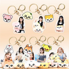 Girl Group Acrylic Keychain Bag Pendant
