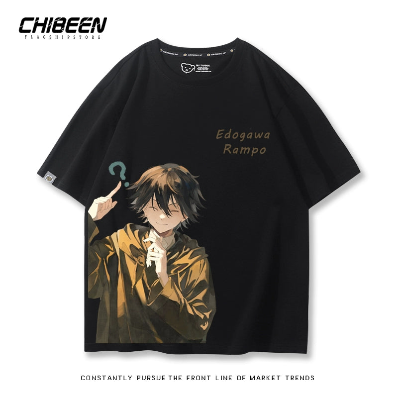 Casual Anime Short-sleeved Cotton Loose T-shirt