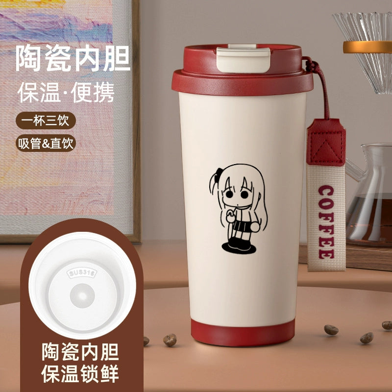 Anime Logo Coffee Thermos Cup
