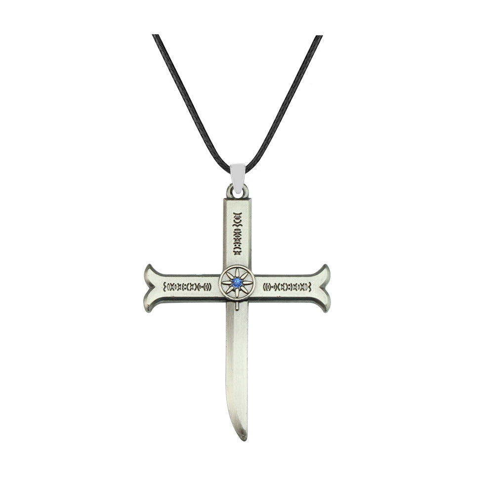 Cool Sword Cos Necklace Keychain Pendant