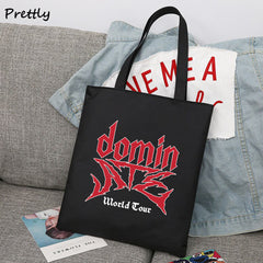 KPOP Album ATE Logo Printed Handbag