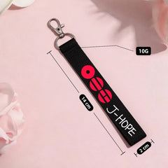 BANGTAN Name Tag Keychain Lanyard