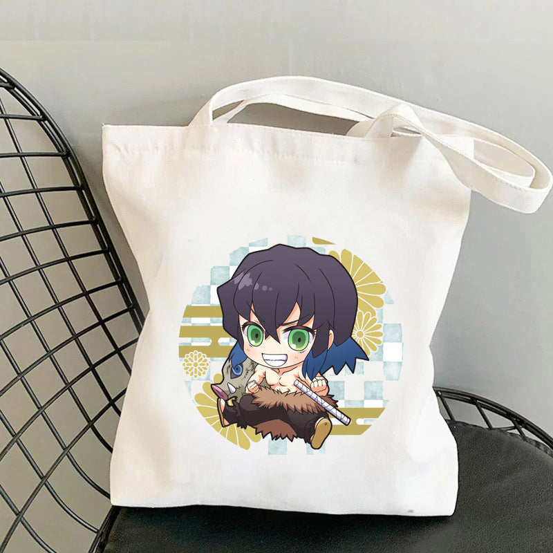 Cute Anime Canvas Handbag