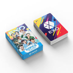 92PCS EXO Photocard Sticker Collection