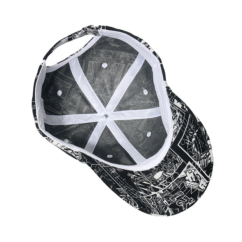 Trendy Anime Graphic Print Baseball Hat