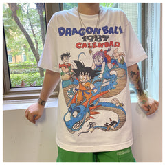 Trendy Super Saiyan Short Sleeve Loose T-Shirt