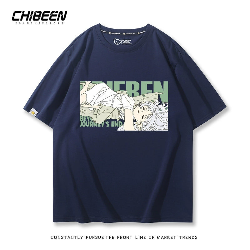 Unisex Anime Cotton Short Sleeve T-Shirt