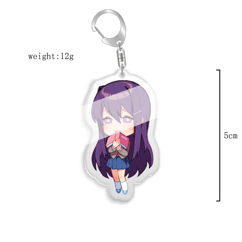 Monica Transparent Keychain Pendant