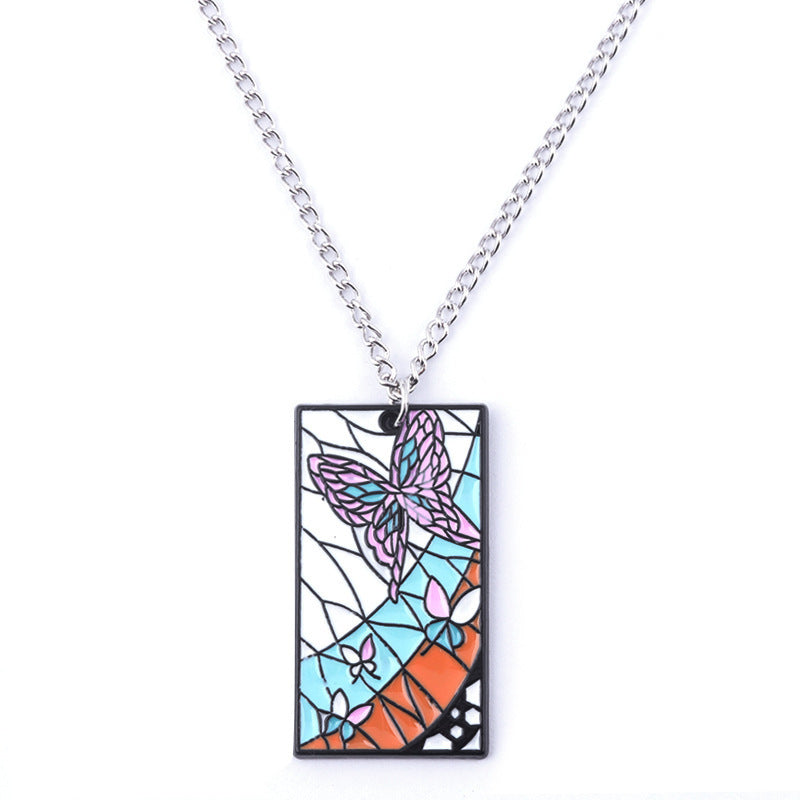 Chic Anime Tanjiro Metal Pendant Necklace