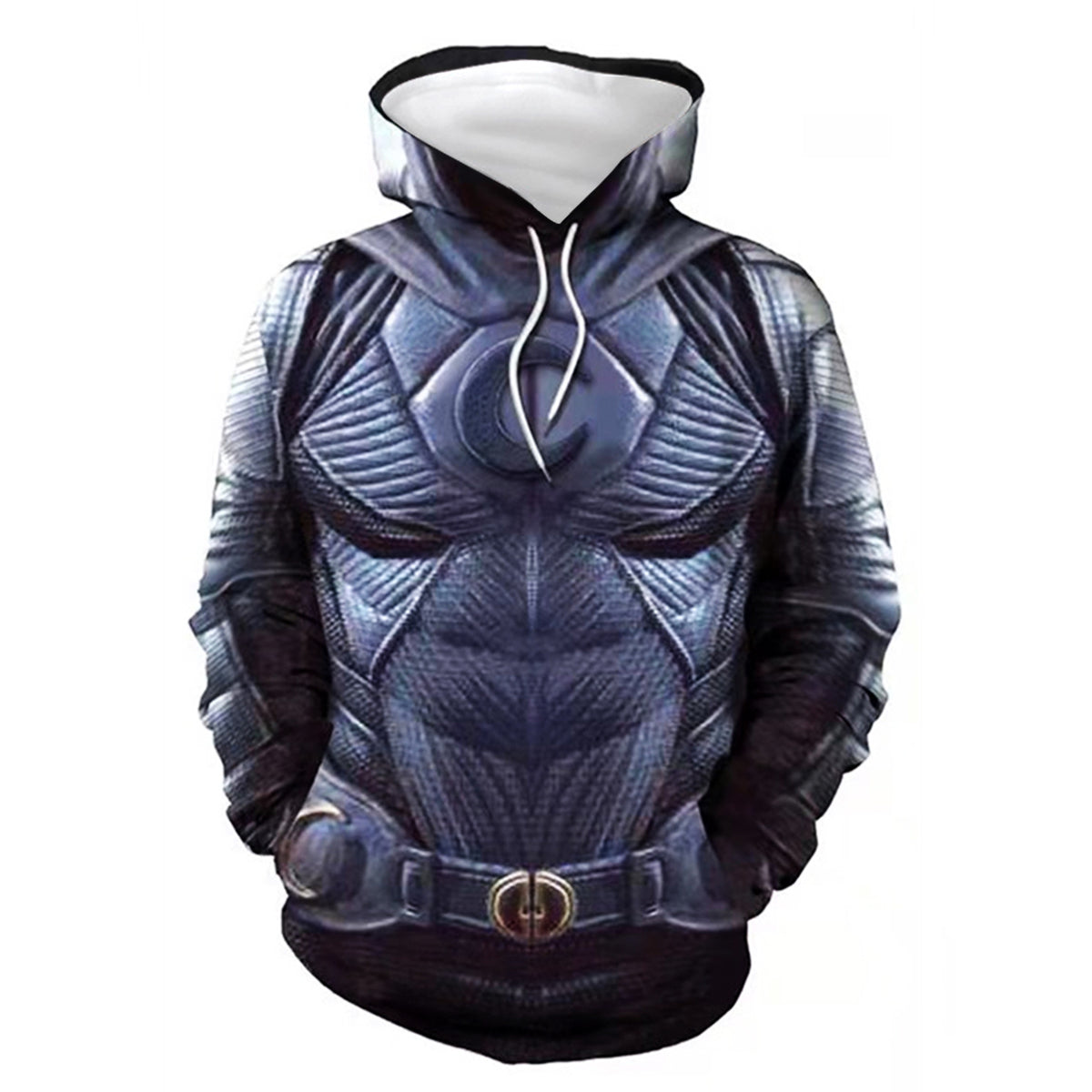 Cool Men's Moon Knight Digital Print Cosplay Hoodie