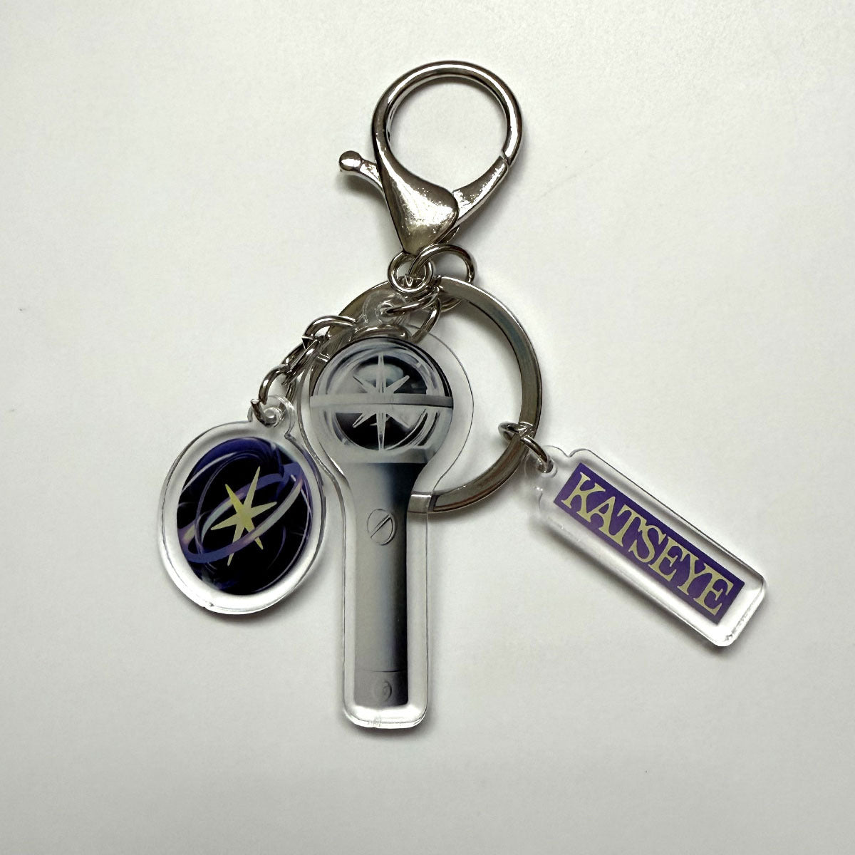 KPOP EYEKONS Lightstick Acrylic Pendant Key Ring