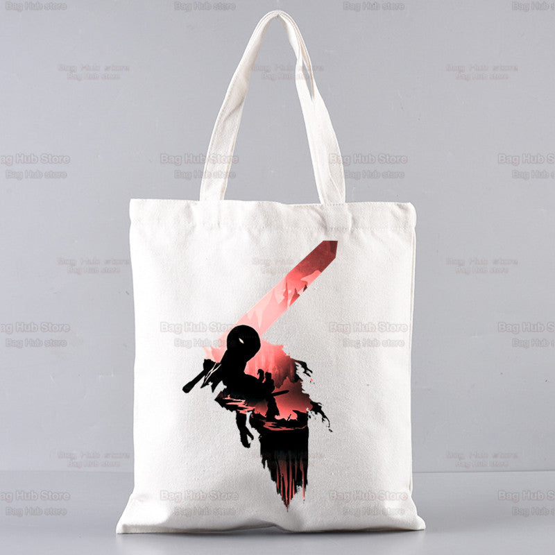 Guts Anime Printed Canvas Tote Bag