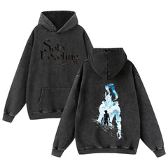 Jinwoo Anime Unsiex Washed Hoodie