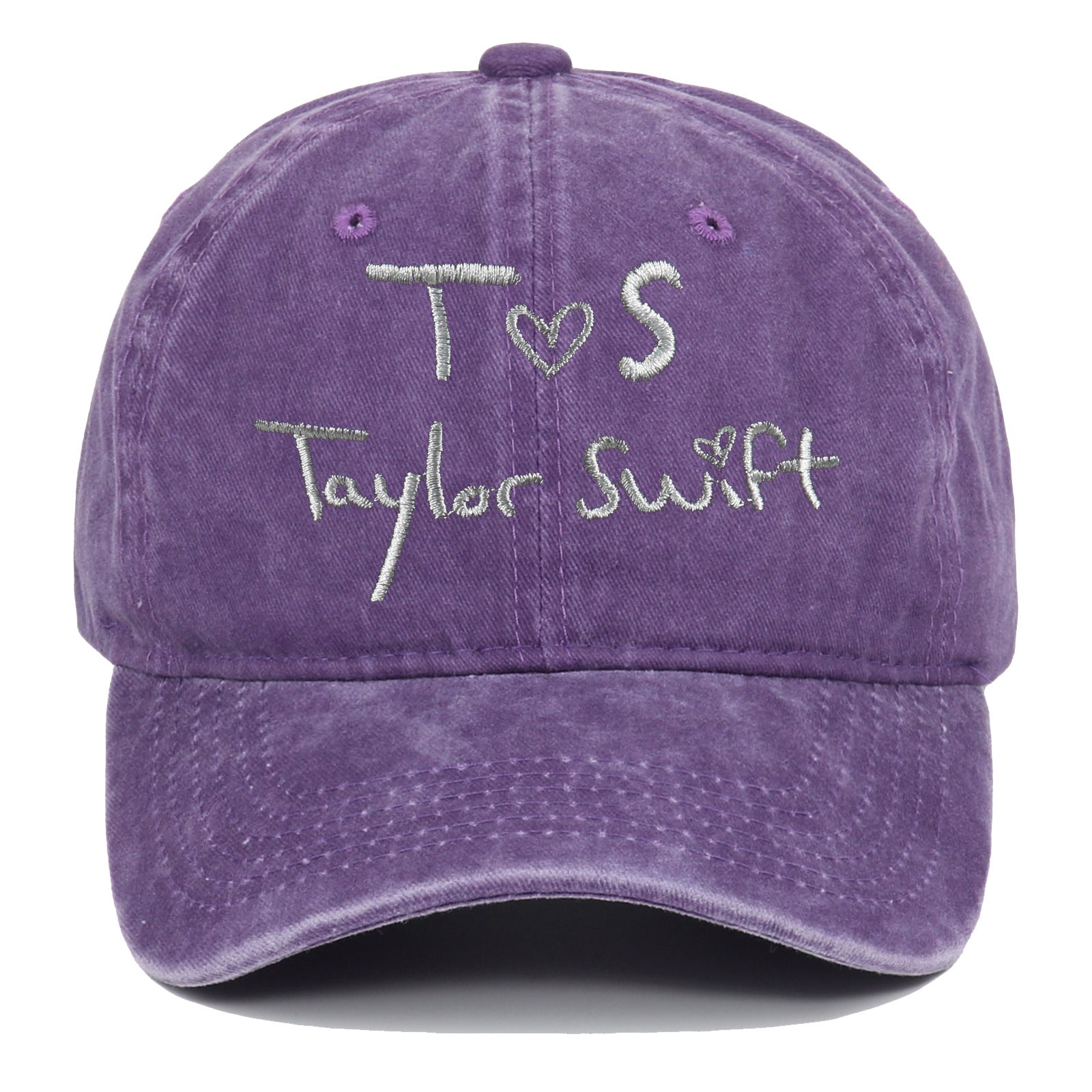 Taylor Embroidered Washed Baseball Cap