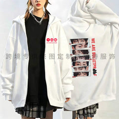 BANGTAN We Are Bulletproof Zip Up Hoodie