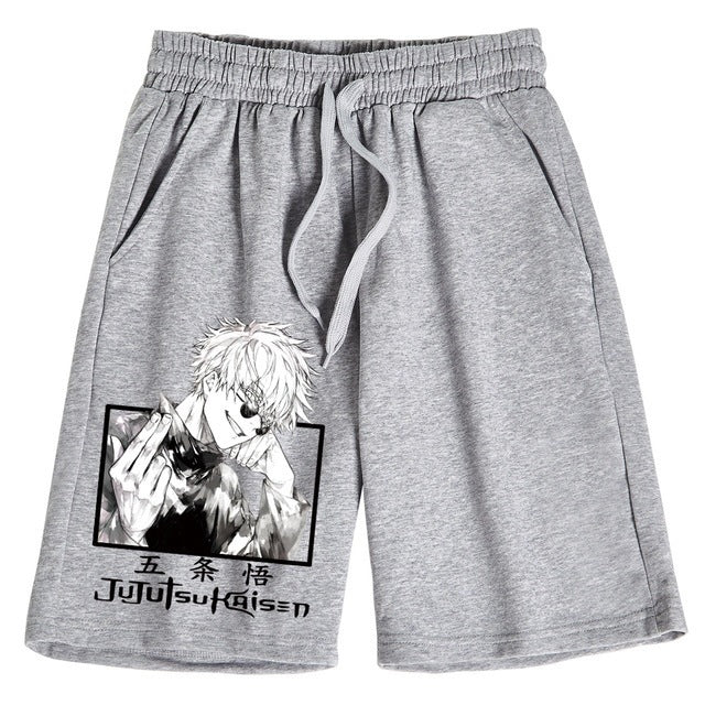 Casual Anime Sports Men's Loose Shorts