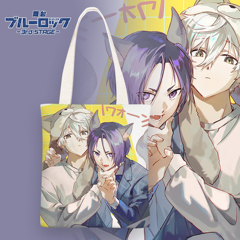 Casual Anime Canvas Shoulder Bag