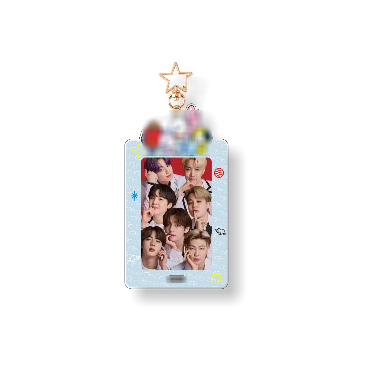 BANGTAN Cartoon Card Cover Pendant
