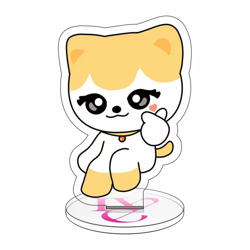 Cute Cartoon Transparent Acrylic Ornament
