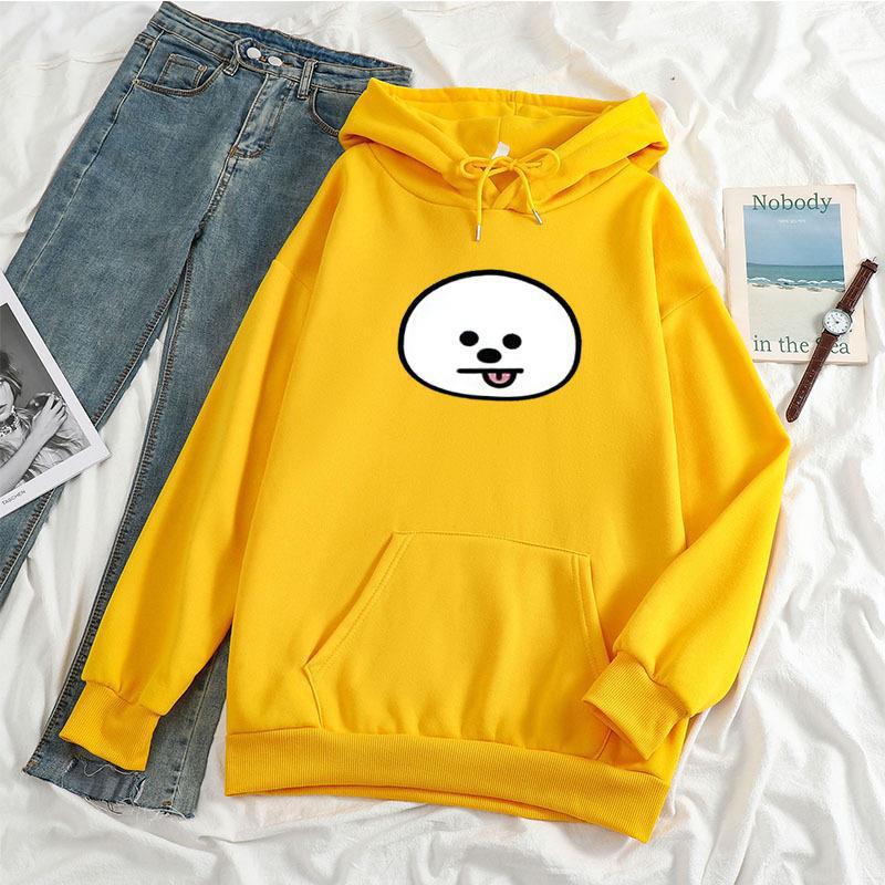 Lovely Casual Cartoon Kpop Hoodie