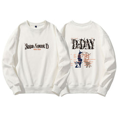 Casual SUGA D-DAY Crew Neck Sweatshirt