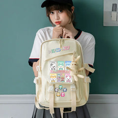 KPOP Cartoon Large-capacity Schoolbag Backpack