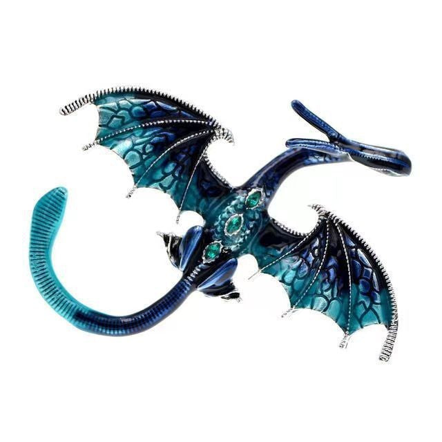 Retro Cartoon Dragon Shape Brooch