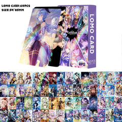 60PCS GI Laser Flash Photocard