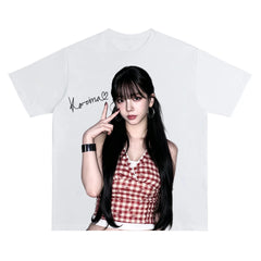 Retro Karina Poster Short-sleeved T-shirt