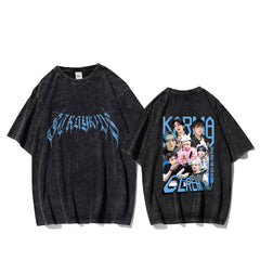 KPOP Album Poster Karma CEREMONY Washed T-shirt