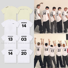 Martin JAMES JUHOON Print Cotton Crew Neck T-shirt