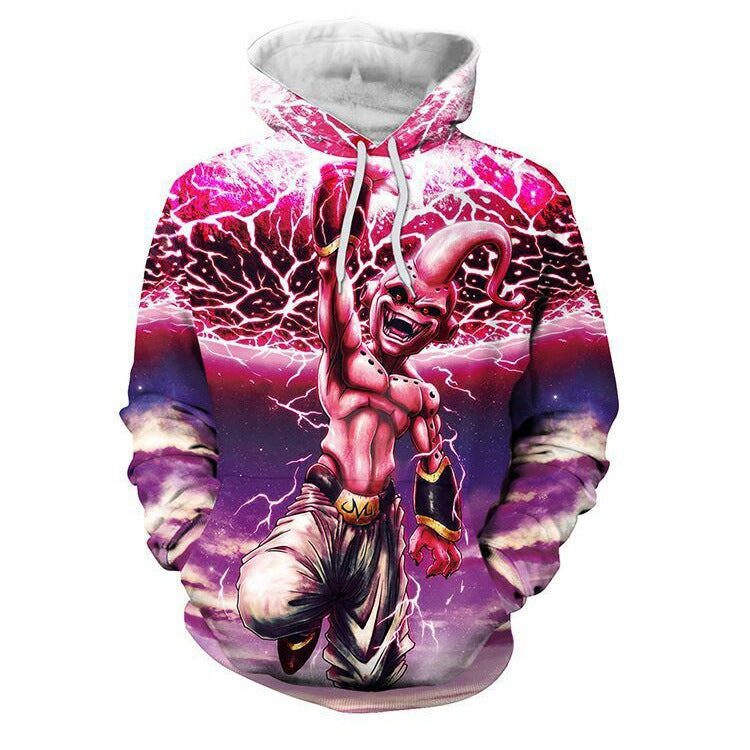 Unisex Anime Digital Print Cospaly Loose Hoodie