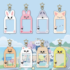 Kpop Cartoon PhotoCard Frame Keychain