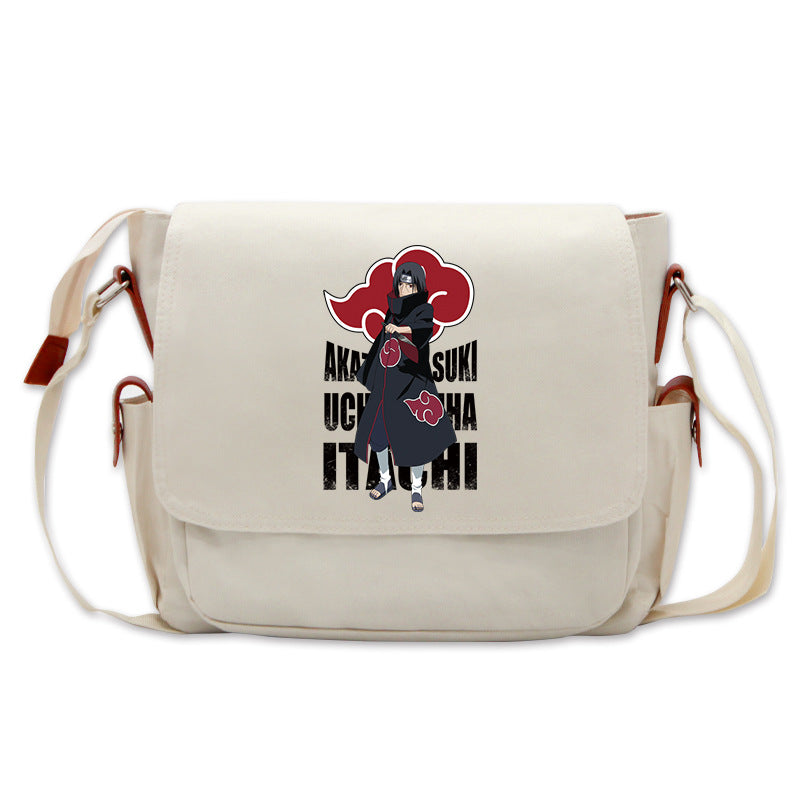 Trendy Sasuke Kakashi Anime Mailman Bag