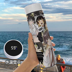 Anime Temperature Display Thermos Cup
