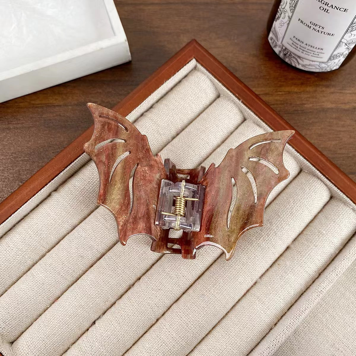 Nightweaver Bat & Spider Hair Clip