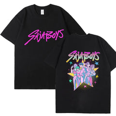 SAJA BOYS Print Crew Neck Short-sleeved T-shirt