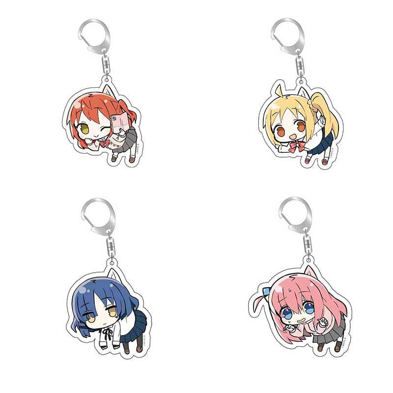 Bocchi Acrylic Keychain Pendant 4PCS