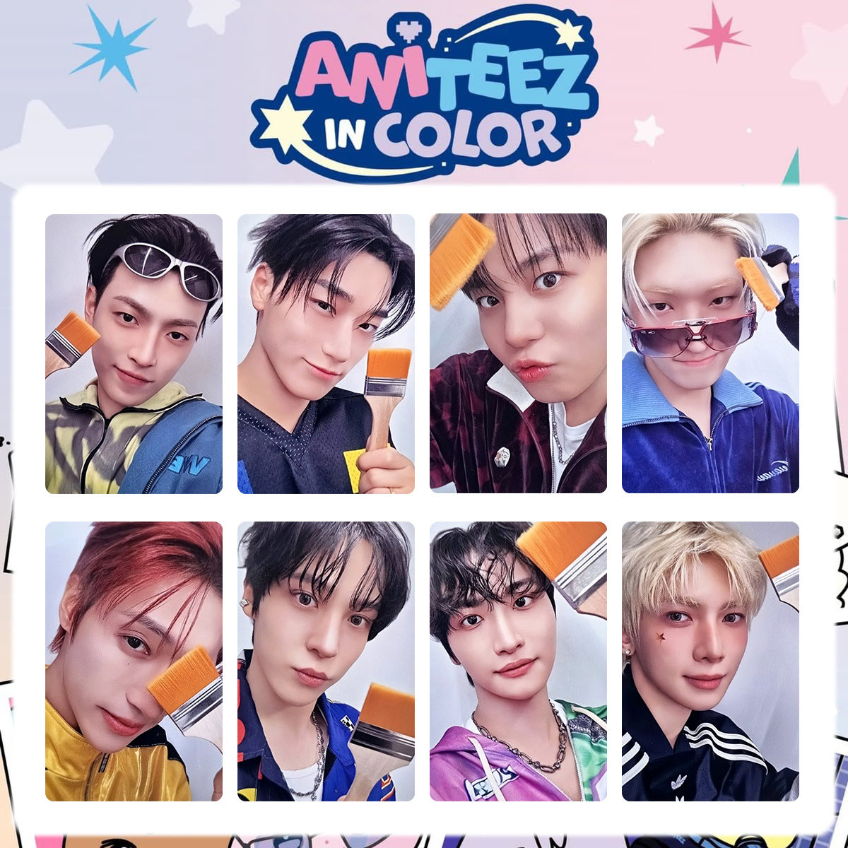 ATE Aniteez in Color Photocard Set