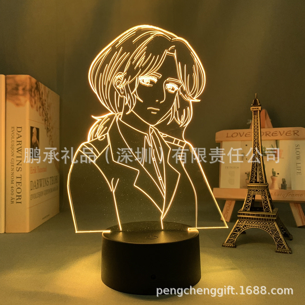 Colorful Anime Acrylic 3d Night Light
