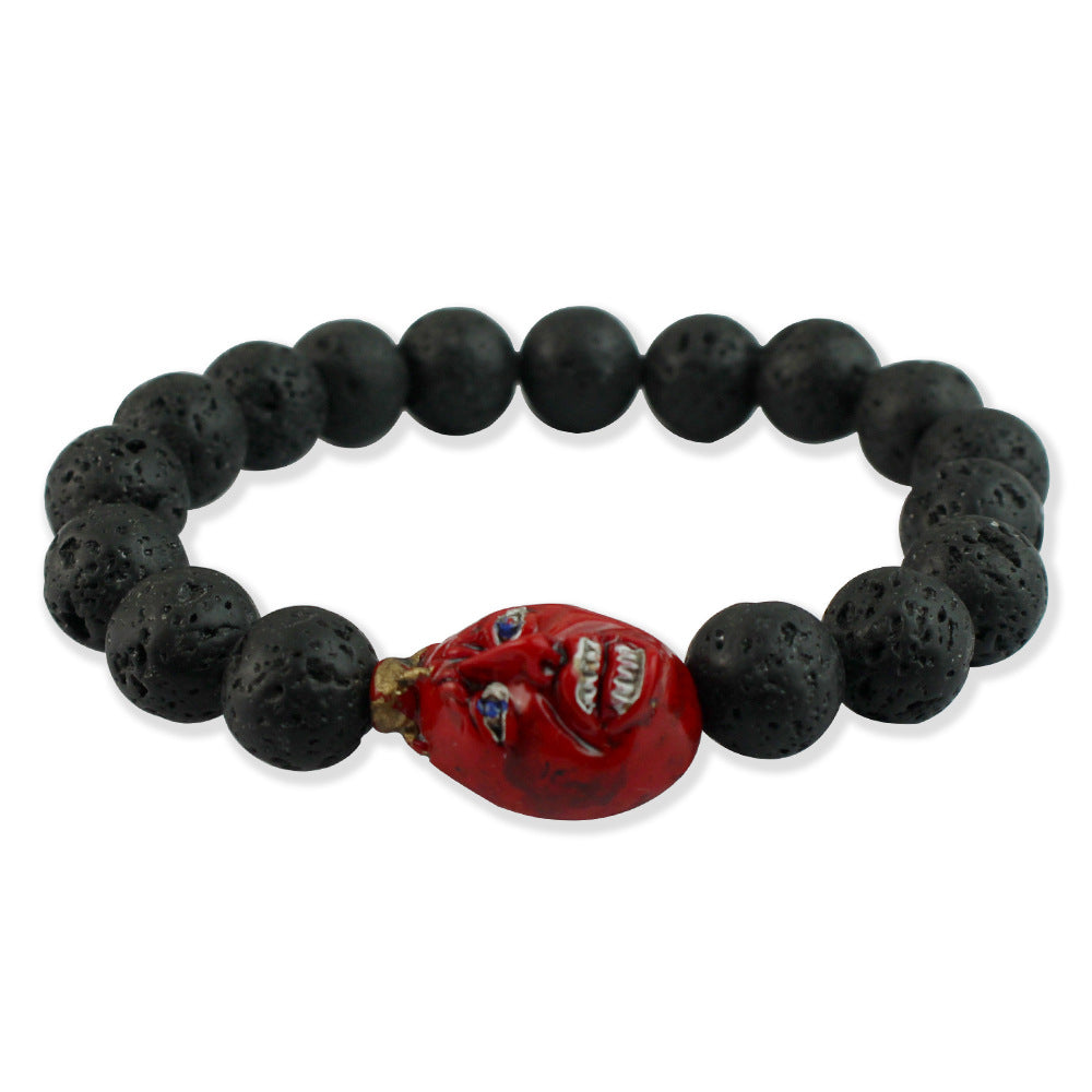 Trendy Anime Resin Beaded Bracelet