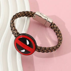 Deadpool Braided Rope Alloy Bracelet