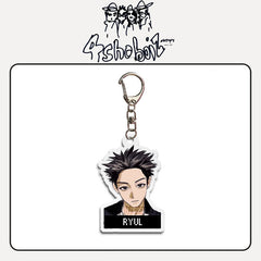 RYUL WOOJIN LOUIS OHYUL Cartoon Acrylic Keyring