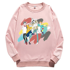 Unisex Anime Graphic Crew Neck Long Sleeve Sweatshirt