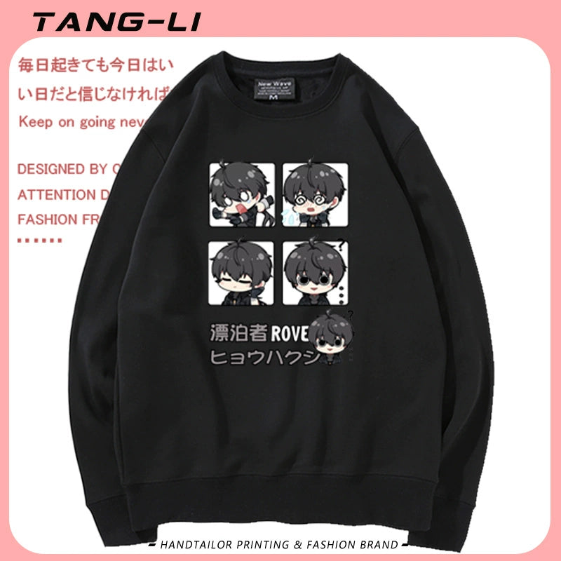 Unisex Game Pattern Crew Neck Sweatshirt