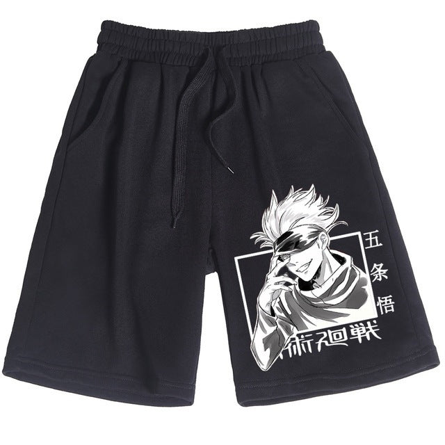 Casual Anime Sports Men's Loose Shorts