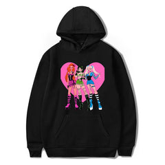 KPDH Graphic Print Loose Hoodie